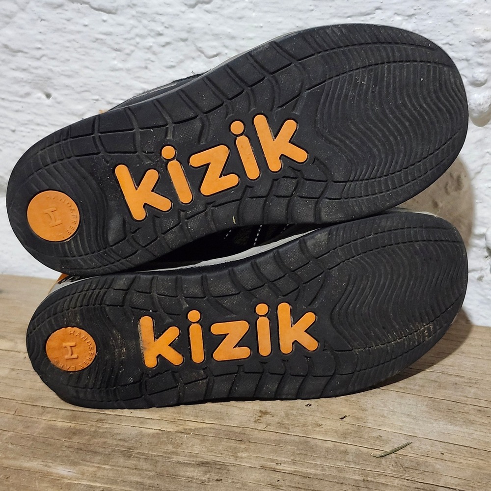 Kizik Kids Athens Hands-Free Slip On Sneakers Olive Orange 1Y D4FC KTRUOG03 - Picture 5 of 12